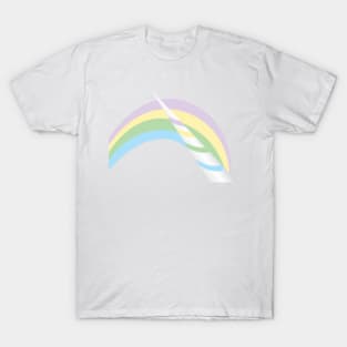 Abstract Unicorn Horn and Rainbow T-Shirt